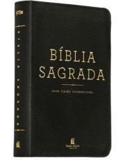 Bíblia Pocket Nvi - Capa Luxo Preta - Leitura Perfeita