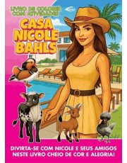 Casa Da Nicole Bahls - Livro De Colorir Com Atividades