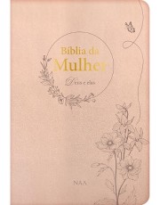 Bíblia Da Mulher Deus E Elas - Caixa Presente - Champagne