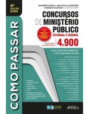 Como Passar Em Concursos De Ministerio Público - Estadual E Federal - 4 Ed