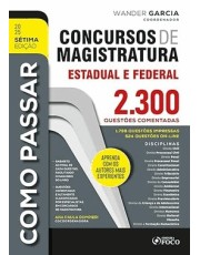 Como Passar Em Concursos De Magistratura Estadual E Federal - 2300 Questoes Comentadas -7 Ed - 2025
