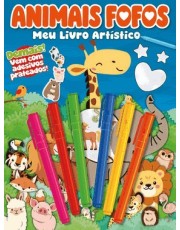 Animais Fofos Meu Livro Artistico