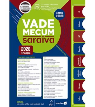 Vade Mecum Saraiva Tradicional - 41ª Edição 2026