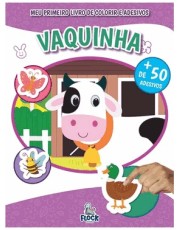 Meu Primeiro Livro De Colorir E Adesivos: Vaquinha