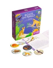 Bichos Em Perigo! - Kit Livro E Jogo Da Memoria