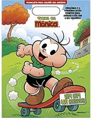 Turma Da Monica - Prancheta Para Colorir Com Adesivos - Cebolinha