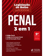 Legislação De Bolso Penal (2026): 3 Em 1 - Código Penal, Código De Processo Penal E Lei De Execução Legislação De Bolso Penal (2026): 3 Em 1 - Código Penal, Código De Processo Penal E Lei De Execução