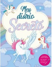 Diario Secreto - Unicornio Azul - Com Caneta Magica