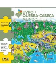 Livro + Quebra-Cabeca - Mundo Livro + Quebra-Cabeca - Mundo