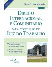 Direito Internacional E Comunitario Para Concursso De Juiz Do Trabalho