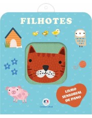 Filhotes - Livro Sensorial De Pano Para Bebes Filhotes - Livro Sensorial De Pano Para Bebes