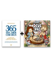 Combo 365 Dias - Kit Livro Devocional + Livro De Colorir Fofo