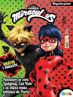 Ladybug - Magazine Pôster - Aventure-se Com Ladybug, Cat Noir e Os Vilões Mais Temidos De Paris!