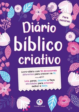 Livro-Diário Bíblico Criativo - Para Meninas Livro-Diário Bíblico Criativo - Para Meninas
