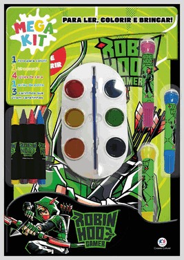 Robin Hood Gamer - Para Ler, Colorir e Brincar Robin Hood Gamer - Para Ler, Colorir e Brincar