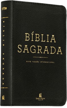 Bíblia Pocket NVI - Capa Luxo Preta - Leitura Perfeita