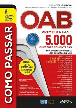 Como Passar Na Oab - 1 Fase - 19Ed/23