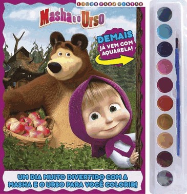 Masha e o Urso - Livro Para Pintar - 02Ed/21