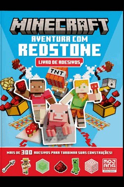 Minecraft - Aventura Com Redstone - Livro de Adesivos