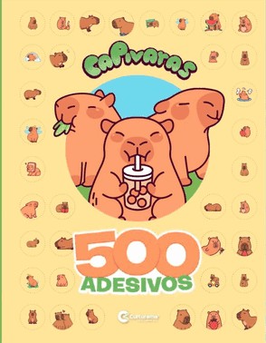 500 Adesivos - Capivaras