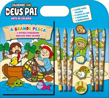 Colorindo Com Deus Pai - Arte de Colorir
