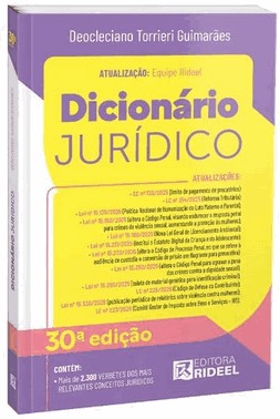 Dicionário Jurídico - 30 Edição