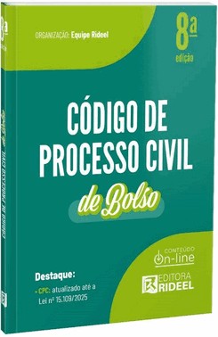 Código De Processo Civil - Cpc De Bolso - 2026 Rideel