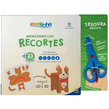 Escolinha Brincando Com Recortes - +5 Anos