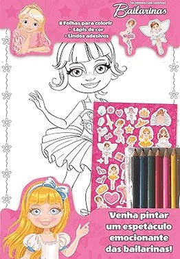 Bailarinas Colorindo Com Adesivos