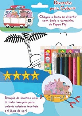Peppa Pig - Diversão Para Colorir - Chegou a Hora De Se Divertir Com Toda a Turminha Da Peppa Pig!
