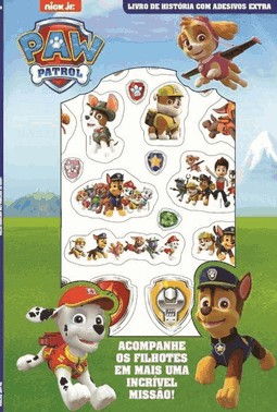 Patrulha Canina Livro de História Com adesivos Extra - 01ed/20