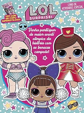Lol Surprise - Livro De Atividades Especial - Venha Participar Do Maior Evento Olímpico Da História