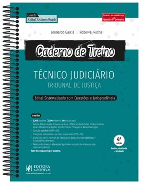 Caderno De Treino - Técnico Judiciário - Tribunal De Justiça (2026)