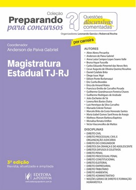 Preparando Para Concursos - Questões Discursivas Comentadas - Magistratura Estadual Tj-rj (2026)
