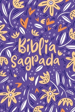 Biblia Nvt Letra Normal - Jardim Da Vida Roxo