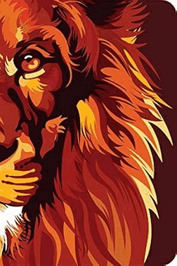 Biblia Nvt 960 Lion Colors Fire - Letra Normal: Nova Versao Transformadora