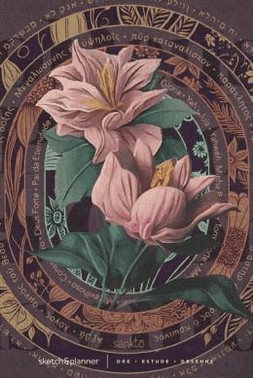 Sketch&Planner Caderno-Agenda - Os Nomes De Deus - Floral - Ore, Estude, Desenhe