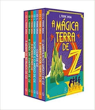 Box - A Magica Terra De Oz - Vol. I - Com Sete Livros E Marcadores De Paginas Imantados