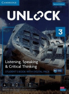 Unlock 3 - Listening, Speaking And Critical Thinking Sb With Digital Pack - 2nd Ed