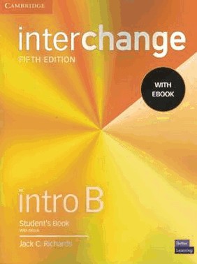 Interchange Intro B 
Sb With Ebook - 5Th Ed