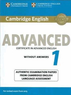 Cambridge English Advanced 1 For Revised Exam From 2015 Without Ansers