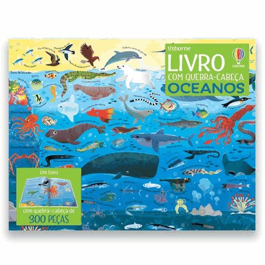 Oceanos: Livro Com Quebra-Cabeca
