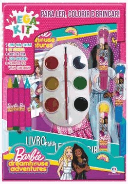 Barbie - Ler, Colorir E Brincar