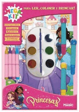 Princesas - Ler, Colorir E Brincar