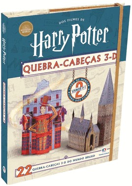 Harry Potter - Livro Com Quebra-Cabeca 3D