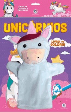 Unicornios - Livro De Colorir + Fantoche