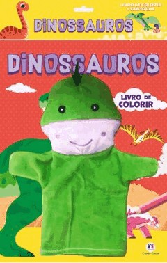 Dinossauros - Livro De Colorir + Fantoche