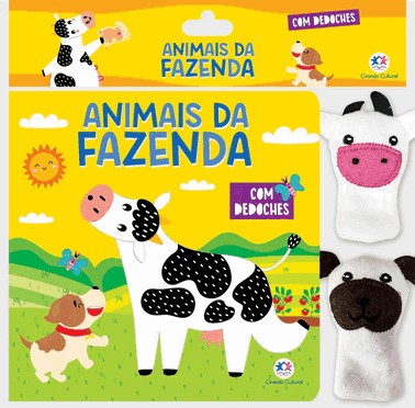 Animais Da Fazenda - Livro Com Dedoche