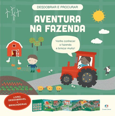 Aventura Na Fazenda - Livro Desdobravel + Brincadeiras