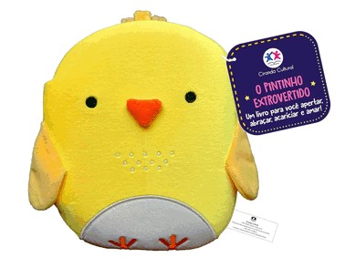 O Pintinho Extrovertido - Livro De Pelucia